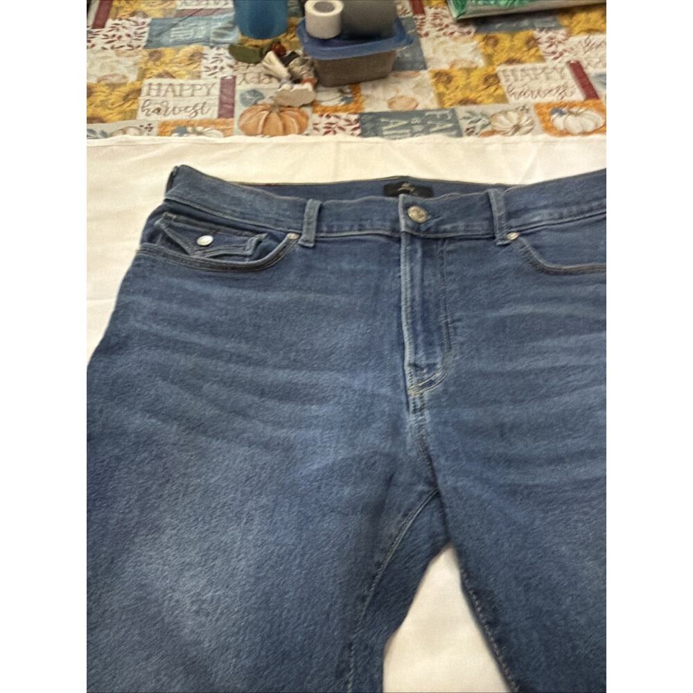 True Religion Rocco Men’s Jeans 36 Relaxed Skinny Blue Denim Flap Pocket - Picture 5 of 8